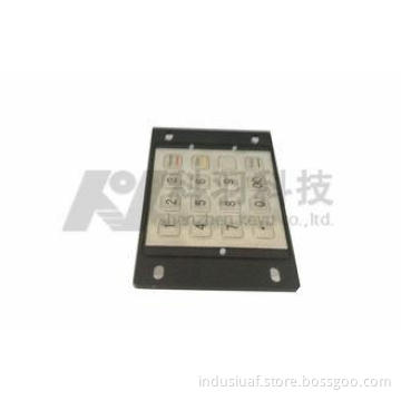 USB Metal Encrypted Pin Pad IP65 For Vending Kiosk , PCI EP